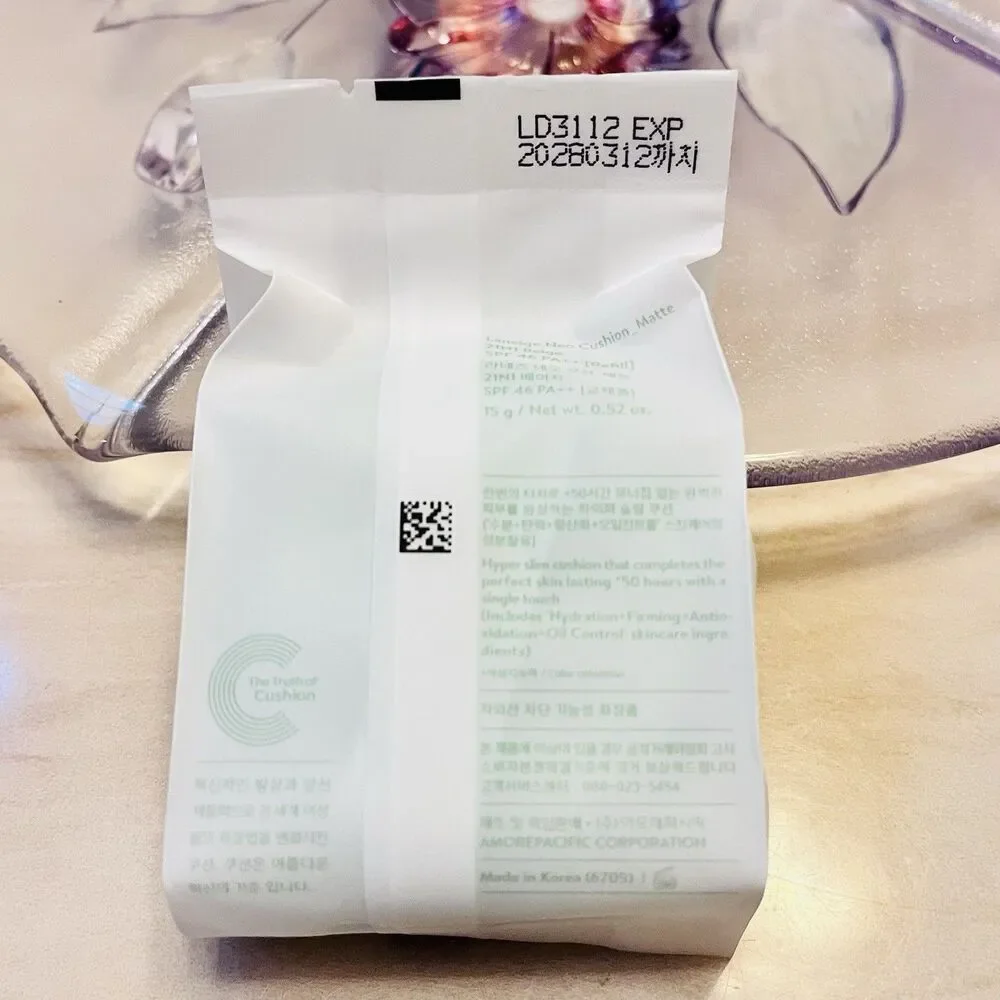 LANEIGE Neo Cushion_Matte 15g*2 SPF46 PA++Shade 21N1 Beige Refill